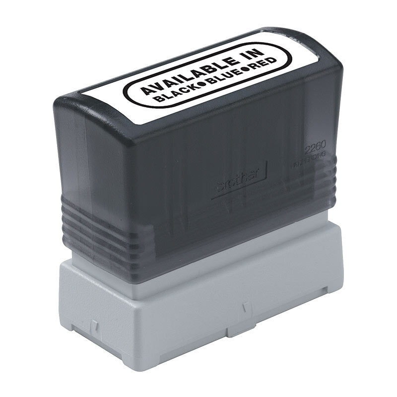 Brother 22x60mm Black Stamp DS-BPR2260B6P