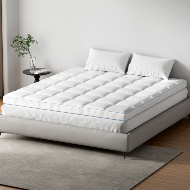 Giselle Bedding Mattress Topper Pillowtop Bamboo 10cm King TOPPER-BAM-10-K