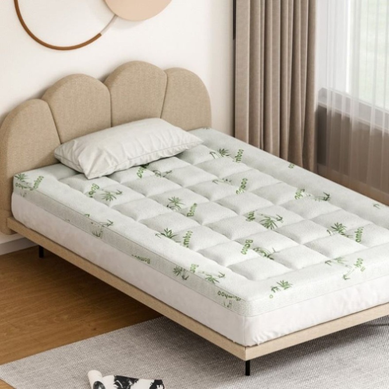 Giselle Bedding Mattress Topper Pillowtop Bamboo 7.5cm King Single TOPPER-BAM75-KS
