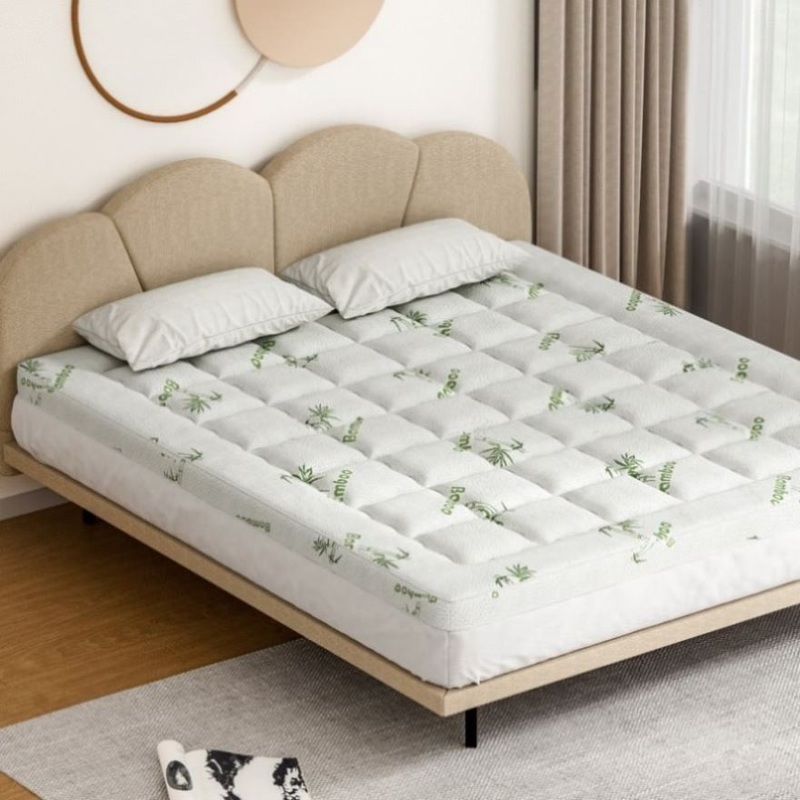 Giselle Bedding Mattress Topper Pillowtop Bamboo 7.5cm King TOPPER-BAM75-K