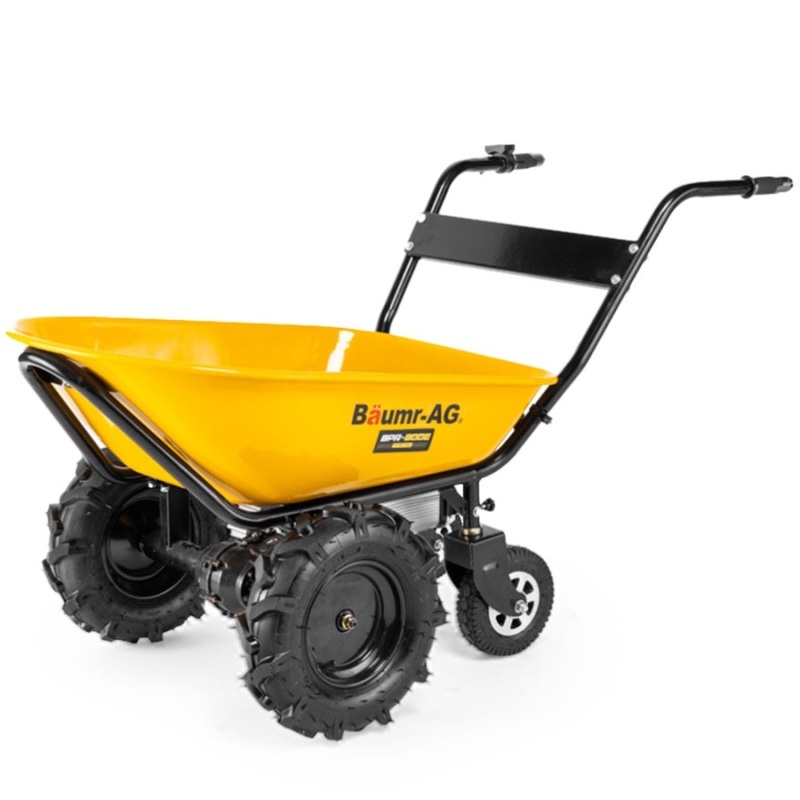 Baumr-AG 40V Battery Powered Wheelbarrow Motorised Electric, 100L Bucket Volume, 4 Wheel, 260kg V219-GDTPBWBM8CEA