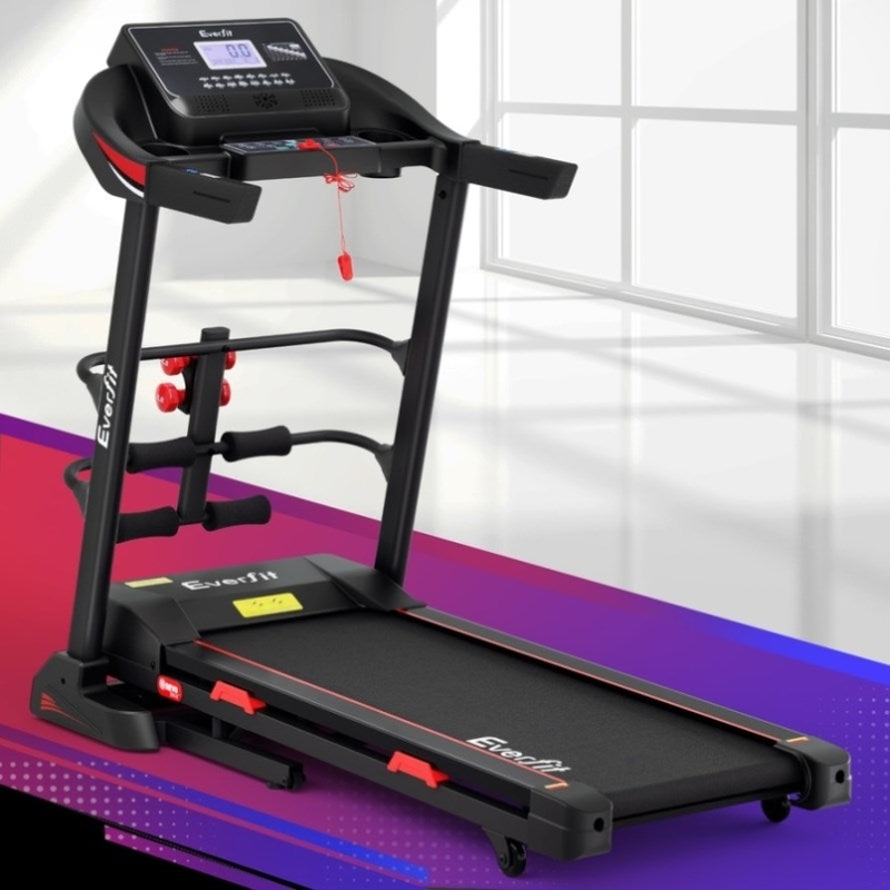 Everfit Treadmill Electric Home Gym Fitness Exercise Machine w/ Sit Up Bar 450mm TMILL-450-M354-SUB
