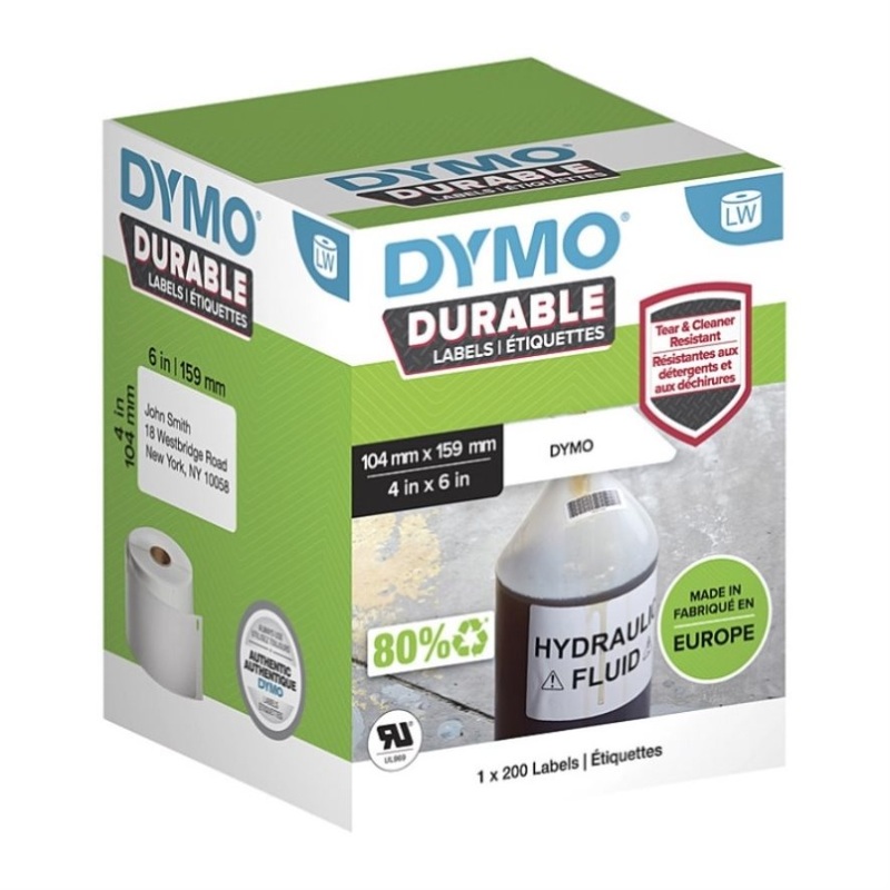 Dymo LW 104mm x 159mm label NP DS-DY2112287
