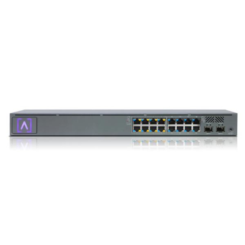 Alta Labs S16-POE 16-Port PoE Switch, Layer 2, 8x 802.3at PoE+ 8x Non-PoE Ports & 2x SFP 16A-S16-POE