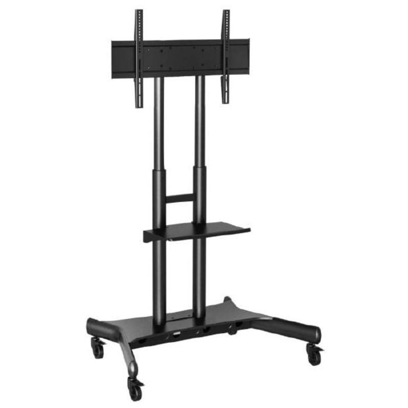 Atdec AD-TVC-75 Mobile Heavy Duty TV Cart. Max Load 75kg. VESA to 800×400. For Panels 50 to 80. 13AD-TVC-75