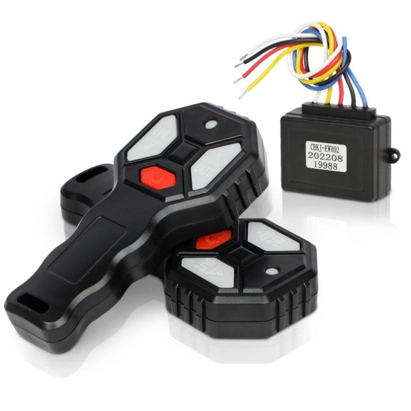 X-BULL 2x Wireless Winch Remote Control 12 Volt Handset Switch 150ft 4WD V211-AUEB-XBWP005