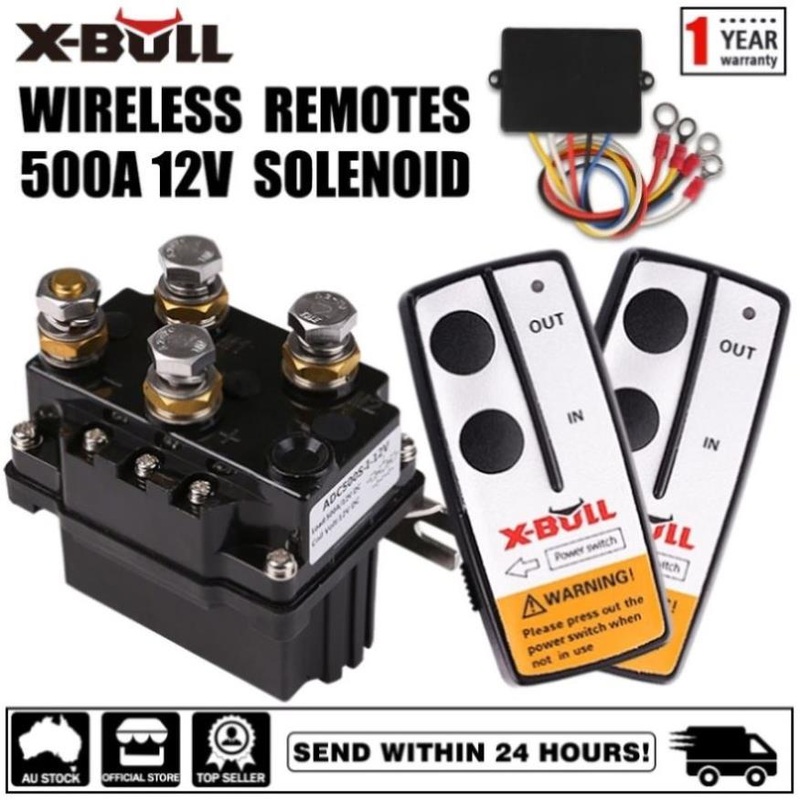X-BULL Winch Solenoid Relay 12V 500A Winch Controller Twin Wireless Remote4WD4x4 V211-AUEB-WP004013