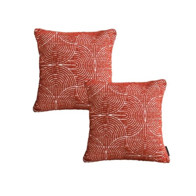 SOGA 2X 50Cm Red Oversized Pillow Perfect Cinnabar Outdoor/Indoor Lumbar Throw Pillow FRENCHCUSHION218X2