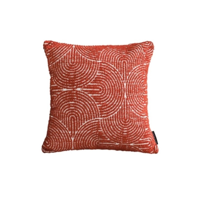 SOGA 50Cm Red Oversized Pillow Perfect Cinnabar Outdoor/Indoor Lumbar Throw Pillow FRENCHCUSHION218