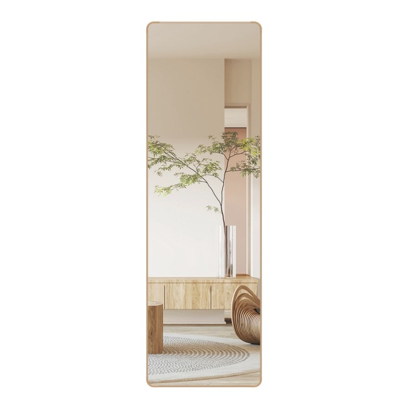 Yezi 120cm Wall Mounted Full Length Mirror Door Hanging DECO1030-120-GD