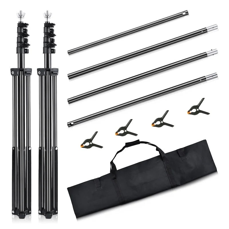 2.6M*3M Heavy Duty Backdrop Support System for Photography Background Photo Video Studio V571-HZ260CMBGSST