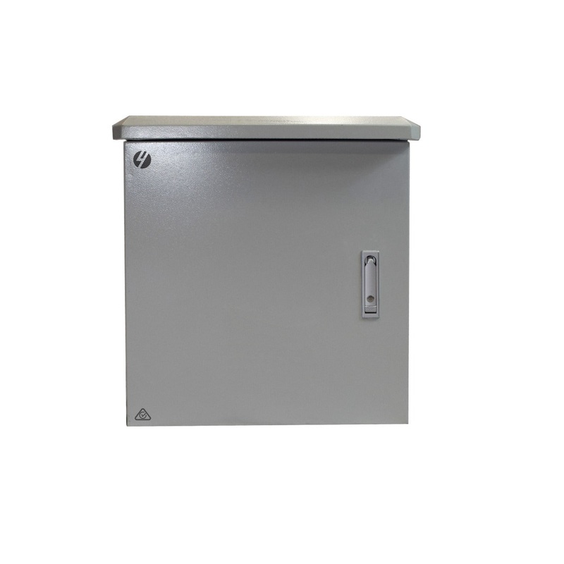 4Cabling 18RU 600mm Wide x 600mm Deep Grey Outdoor Wall Mount Cabinet | IP65 002.015.1866