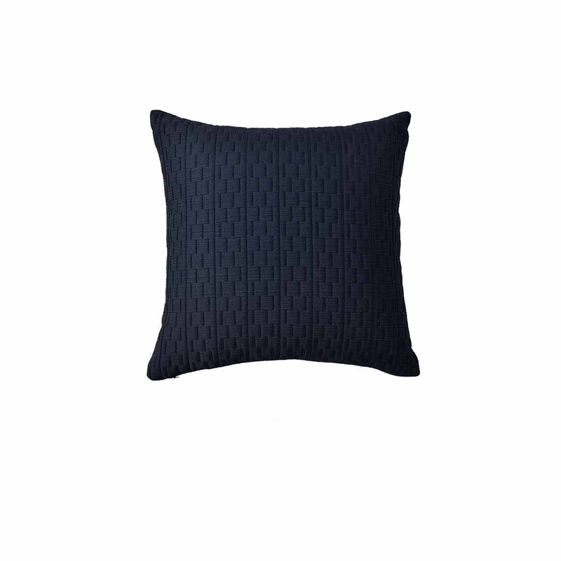 Bianca Burleigh Ink Square Filled Cushion 43 x 43cm V442-BCA-CUSHION-BURLEIGH-INK-SQ