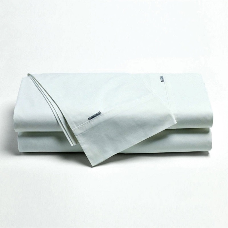 Bianca Heston Cotton Percale Sheet Set White King V442-BCA-SHEETS-HESTON-WHITE-KI