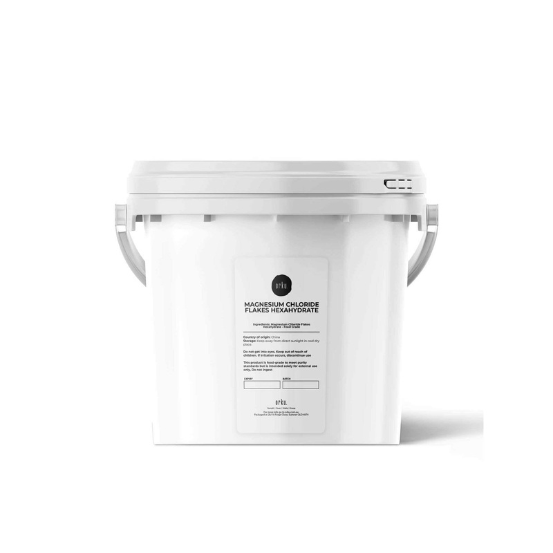 3.8Kg Magnesium Chloride Flakes Hexahydrate Tub – Organic USP Food Grade Salt V238-SUPDZ-30724712988752