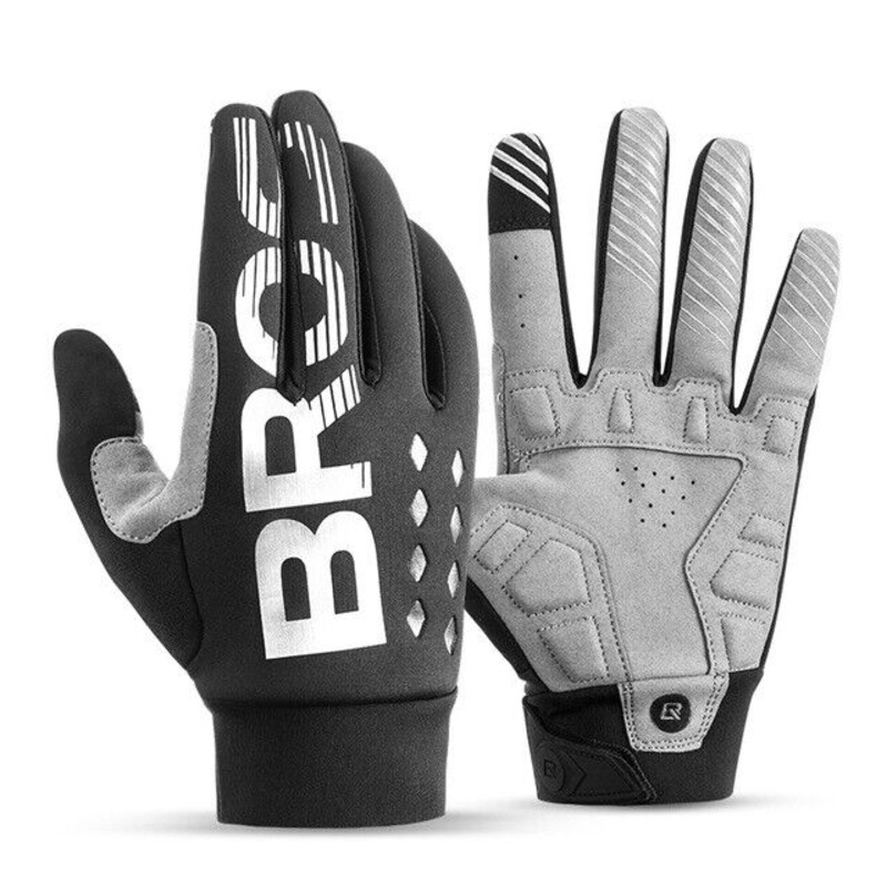 MTB Gloves Large for Mountain Road Bike Breathable Winter Autumn Spring Cycling Camping Running V382-SBRGLOVESRB-2