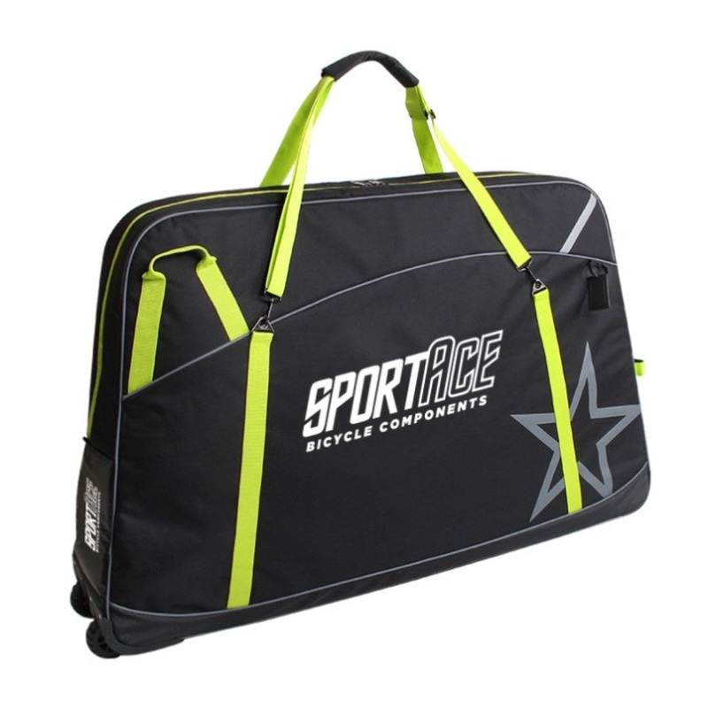 NOOYAH – SPORTACE Bike Plane Travel Soft Shell Case Bag Mountain BMX Tourer Road Bike – BK0088 125cm V382-SPORTACEBK008