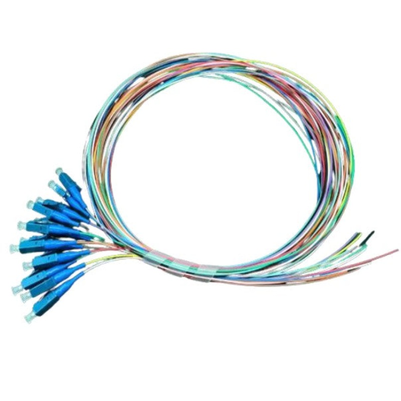 2m Fibre Pigtail LC OS1 / OS2 Singlemode | 12 Pack Rainbow 015.012.1312