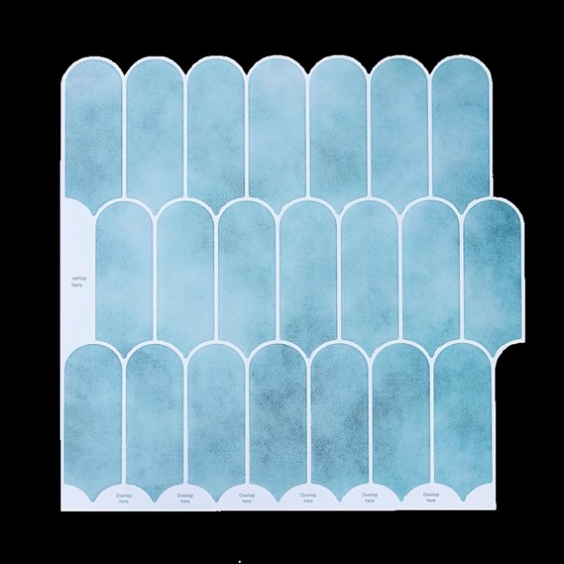 5pcs 3D Wall Stickers Self-adhesive Wallpaper Resistant High Temperature V63-911671