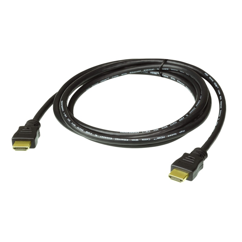 ATEN 5M High Speed HDMI Cable with Ethernet. Support 4K UHD DCI, up to 4096 x 2160 @ 30Hz V177-L-CAA-2L-7D05H