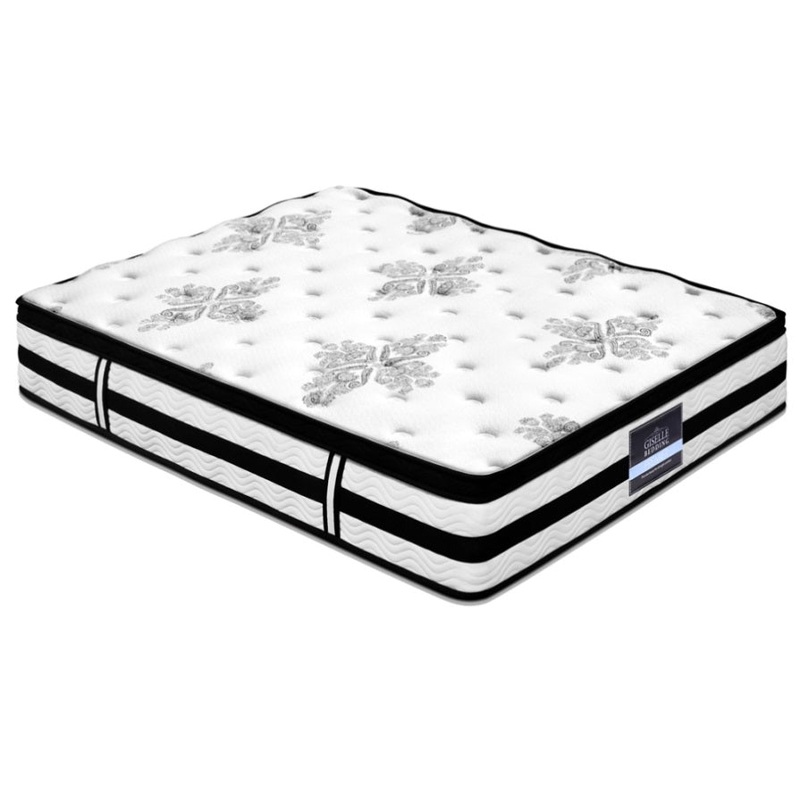 Giselle Bedding 34cm Mattress Euro Top Pocket Spring Double MATTRESS-0908-DOUBLE
