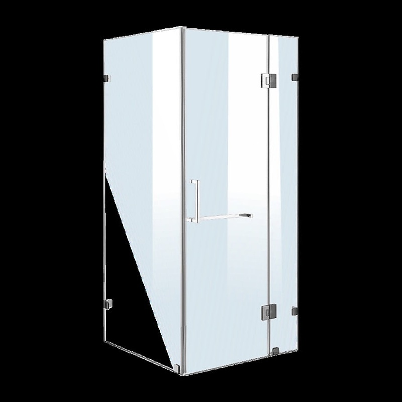 1000 x 900mm Frameless 10mm Glass Shower Screen By Della Francesca V63-831111