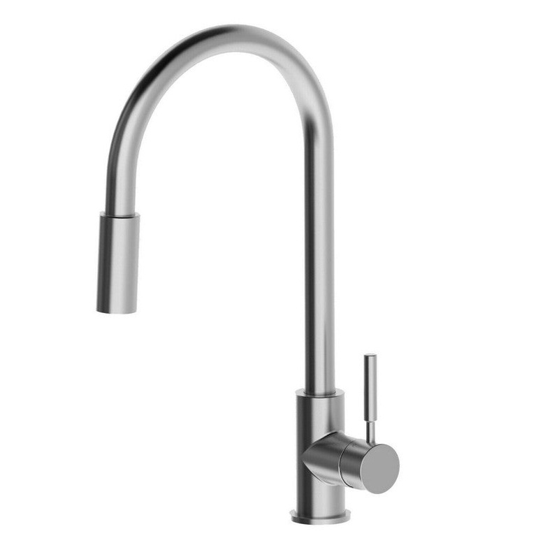 2023 Brushed Nickel Pull out Kitchen tap solid stainless steel made V549-SSPULL2