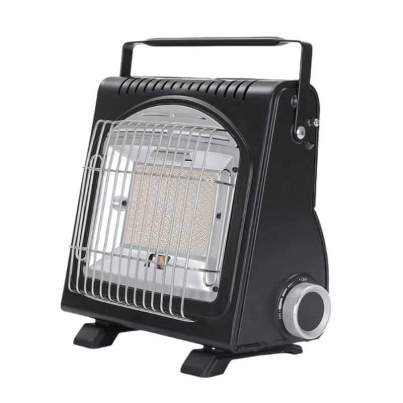 AMZ 1700W 2-in-1 Portable Outdoor Camping Butane Gas Heater Stove Steel Iron Aluminium Metal Manual V255-SYJ-8508