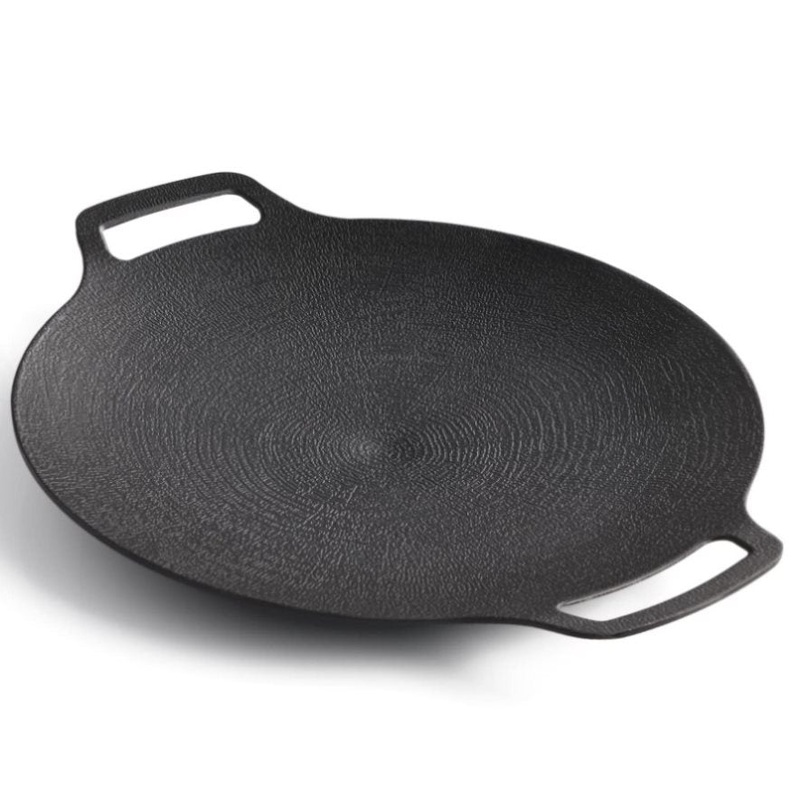 Korean Grill Pan Nonstick 6 Layer 40cm Round BBQ Griddle Indoor or Outdoor Cooking V324-KOBBPLATE