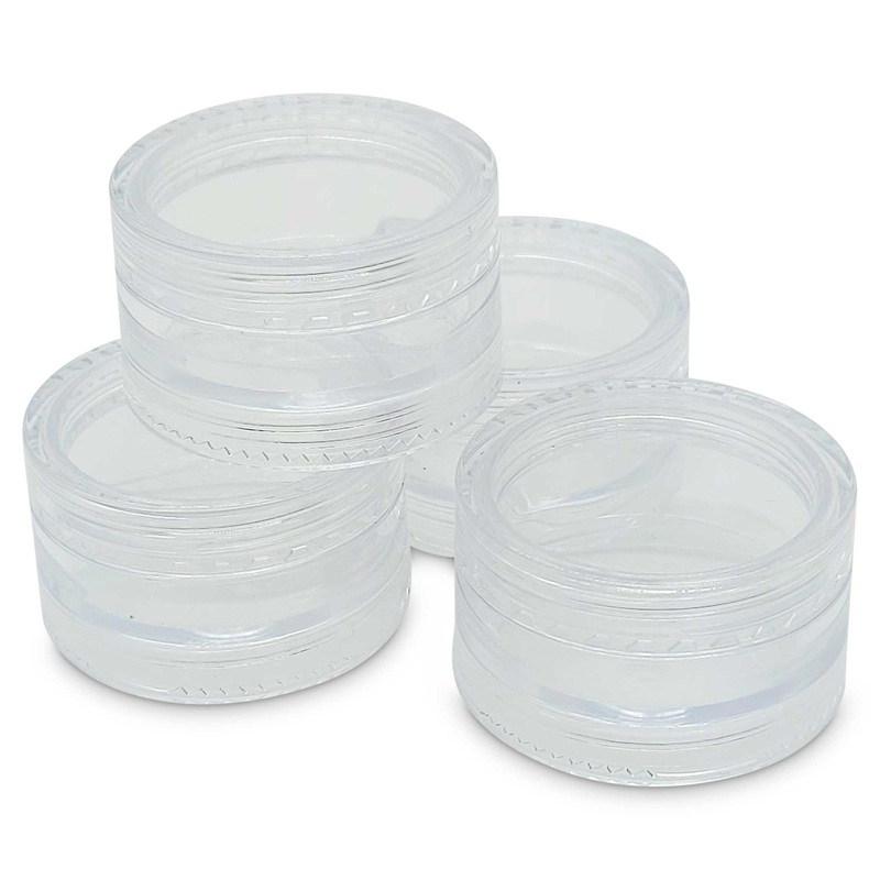 10x 3ml Lip Balm Containers Jars + Lids – Small Cosmetic Cream Sample Pot V238-SUPDZ-32865200504912