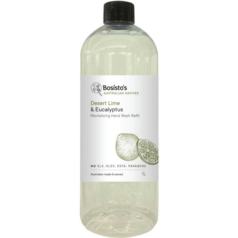1L Hand Wash Refill Lime Eucalyptus Bosisto’s Revitalising Soap Free Liquid Gel V238-SUPDZ-31811695607888