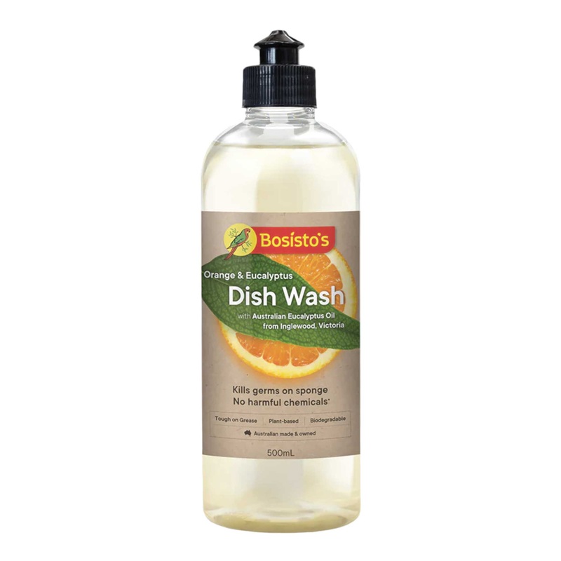 500ml Dish Wash Liquid Orange Eucalyptus Plant Based Dishwashing Soap Bosistos V238-SUPDZ-39985344184400