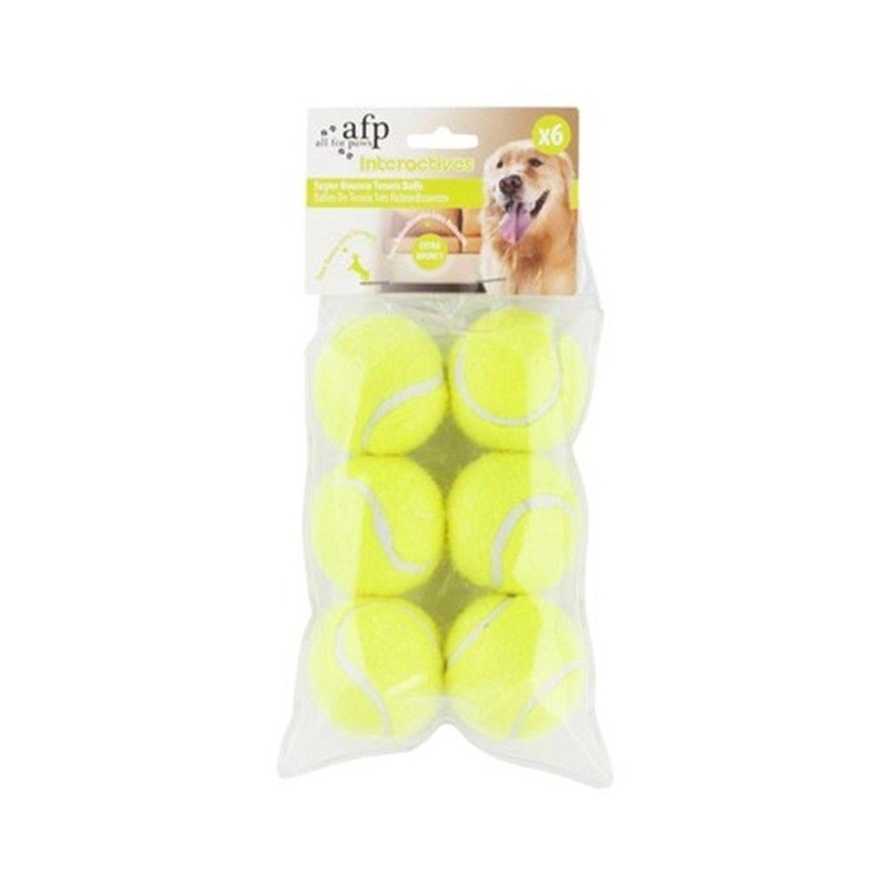 6 Pack Replacement Balls For Interactive Hyper Fetch Mini All For Paws V238-SUPDZ-21283681042512