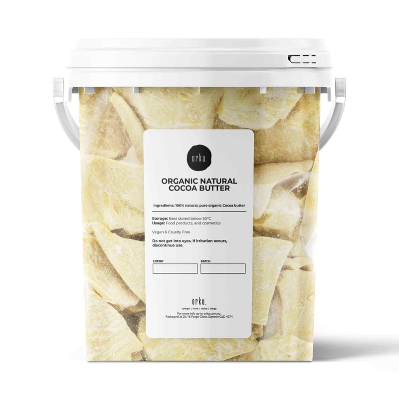 600g Organic Cocoa Butter Tub – Raw Natural Food Grade Chunks Skin DIY Cream V238-SUPDZ-39443941064784