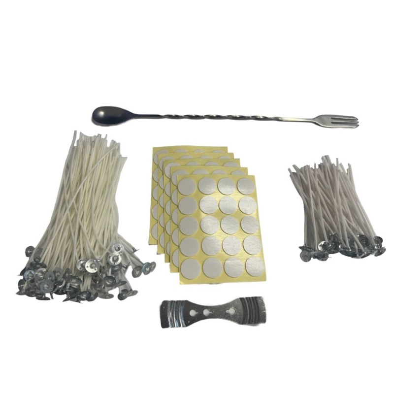 DIY Candle Making Accessories – Metal Stirrer Wicks Stickers Wax Core V238-SUPDZ-40076568690768