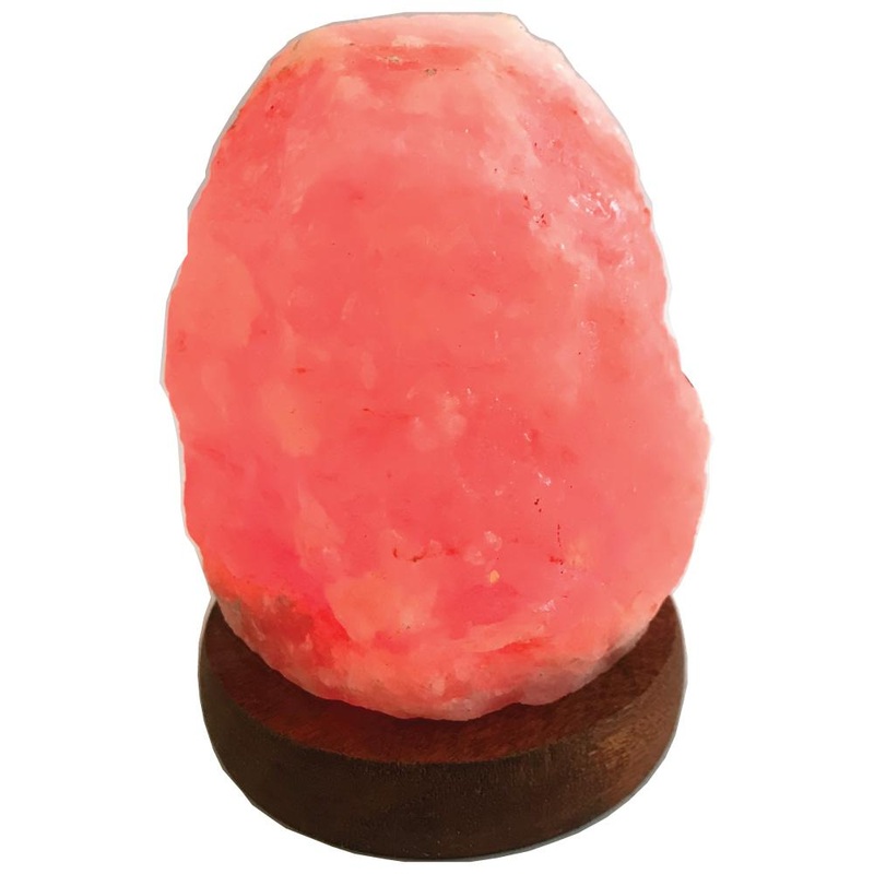 Red USB Himalayan Pink Salt Lamp – Colour Light Bulb – Mini Natural Rock Crystal V238-SUPDZ-31746003730512
