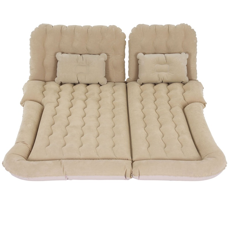 Weisshorn Car Mattress 175×130 Inflatable SUV Back Seat Camping Bed Beige CB-MT-175X130-BG