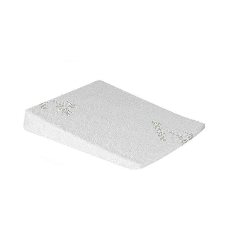DreamZ Bedding Wedge Pillow Memory Foam White 10 EG0134-WH-10