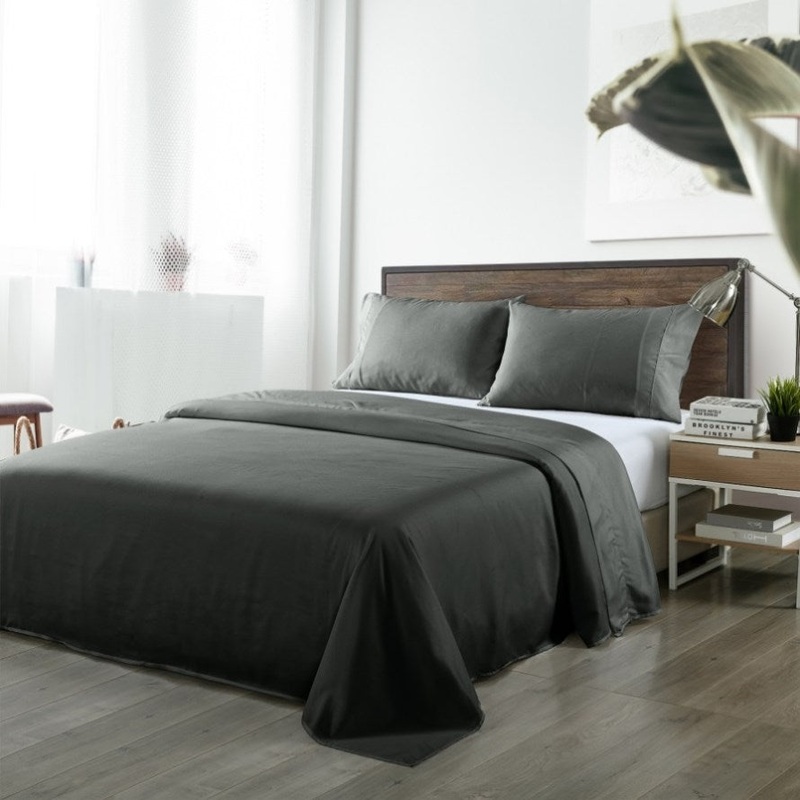 Royal Comfort Bamboo Blended Sheet & Pillowcases Set 1000TC Ultra Soft Bedding ABM-10002287