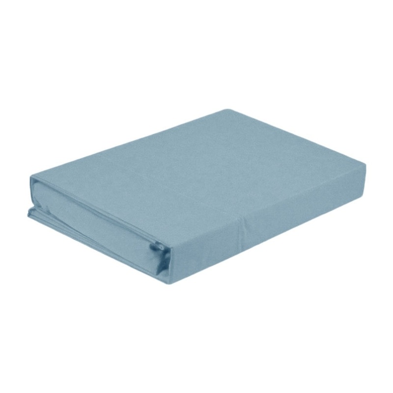 Artex Microfibre Sheet Set Single Dust Blue V442-ATX-SHEETS-MICROFIBRE-DUSTBLUE-SB