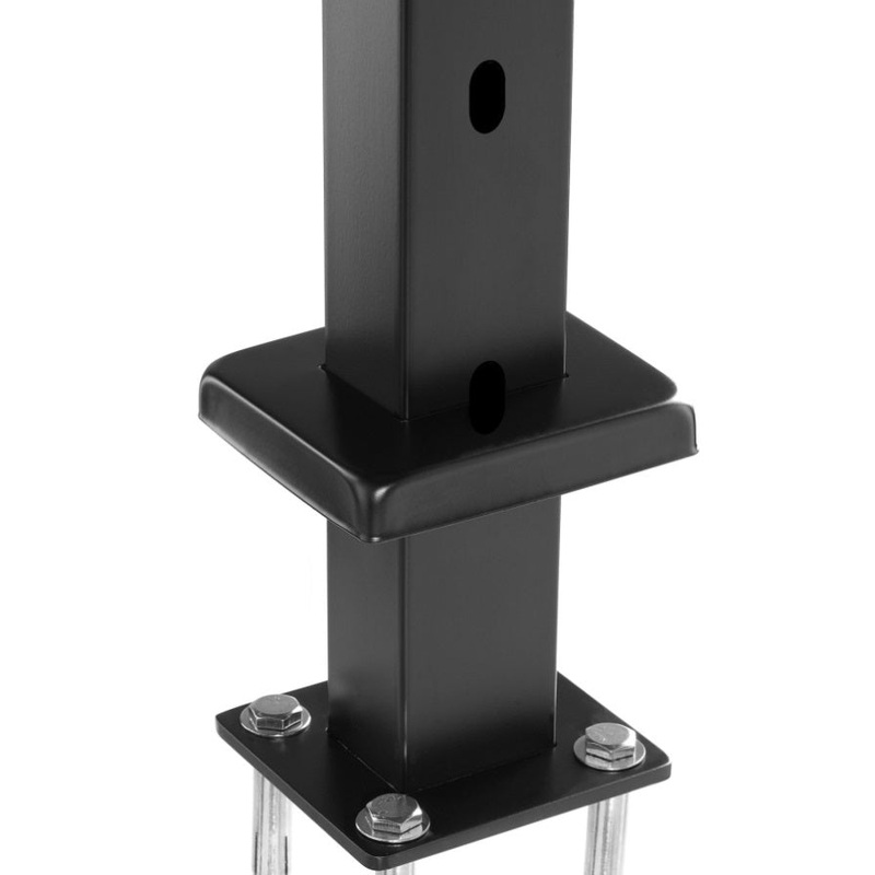 VEVOR Cable Railing Post, 36 x 1 x 2 Angled Hole Stair Railing Post, 10 Pre-Drilled Holes, SUS304 V952-1JZLGZHS91424HS5GV0