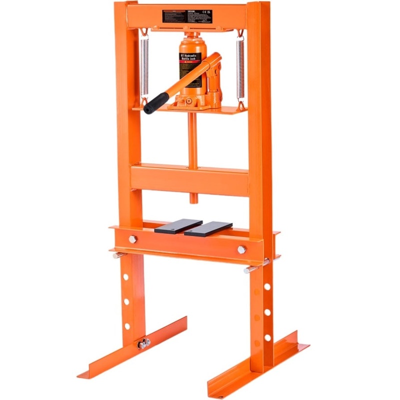 VEVOR Hydraulic Shop Press 6 Ton with Press Plates H-Frame Benchtop Press Stand V952-QJDSQCYYJCS6T0LECV0