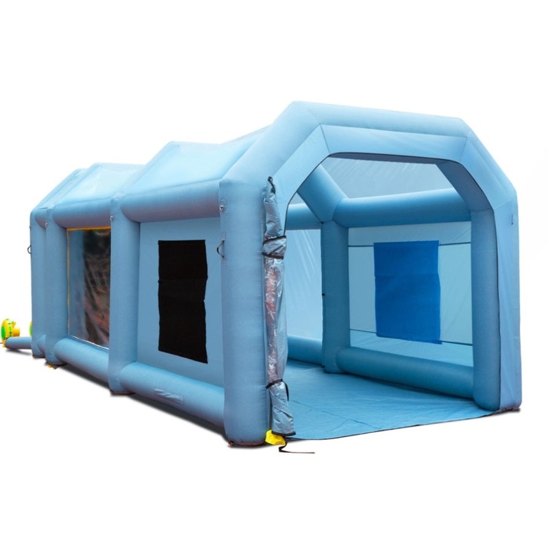 VEVOR Inflatable Spray Booth Car Paint Tent 20x10x8ft Filter System 2 Blowers V952-CQSPQFLSS2010Y97FV3