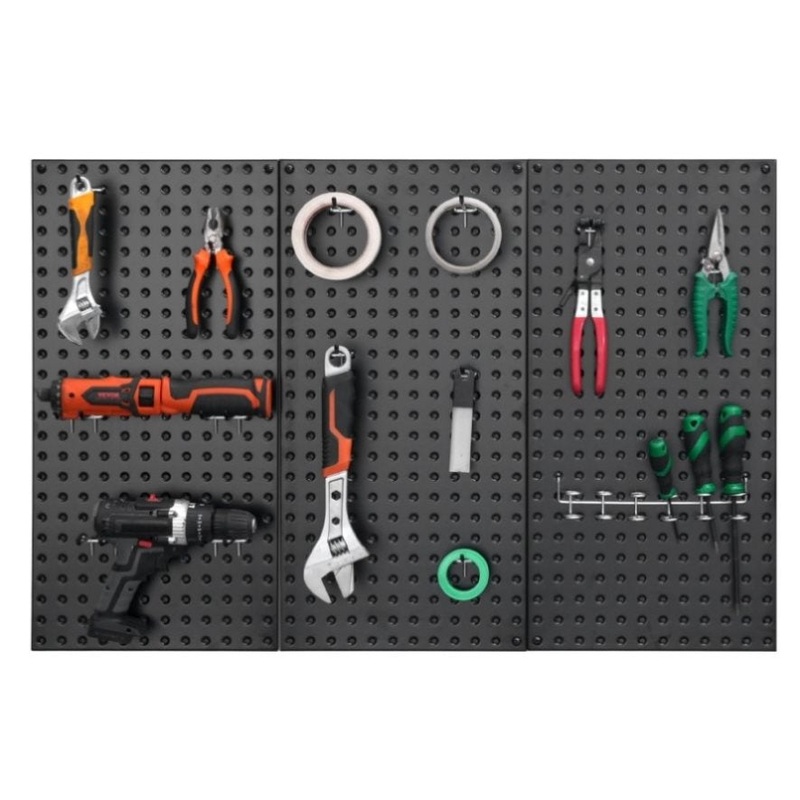 VEVOR Metal Pegboard Panels609.6 x 304.8 mm3 Panels Wall Organizer for Home V952-GJGBHSJS24127XEN9V0