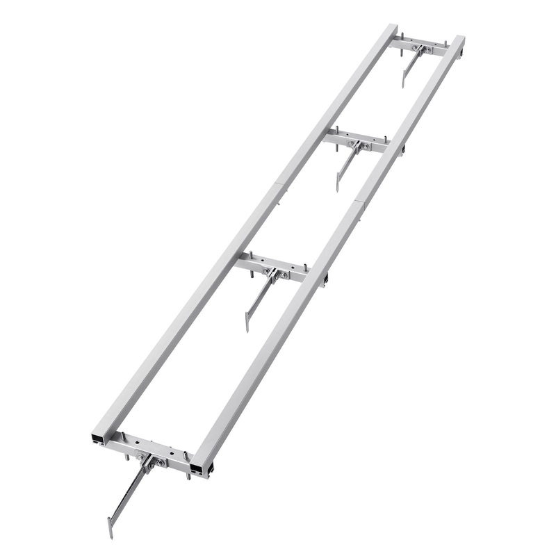 VEVOR Rail Mill Guide System, 9 ft Milling Guide, 4 Crossbar Kits Chainsaw Mill Rail Guide, Aluminum V952-LJDGLMDGKDJ9FTZHCV0