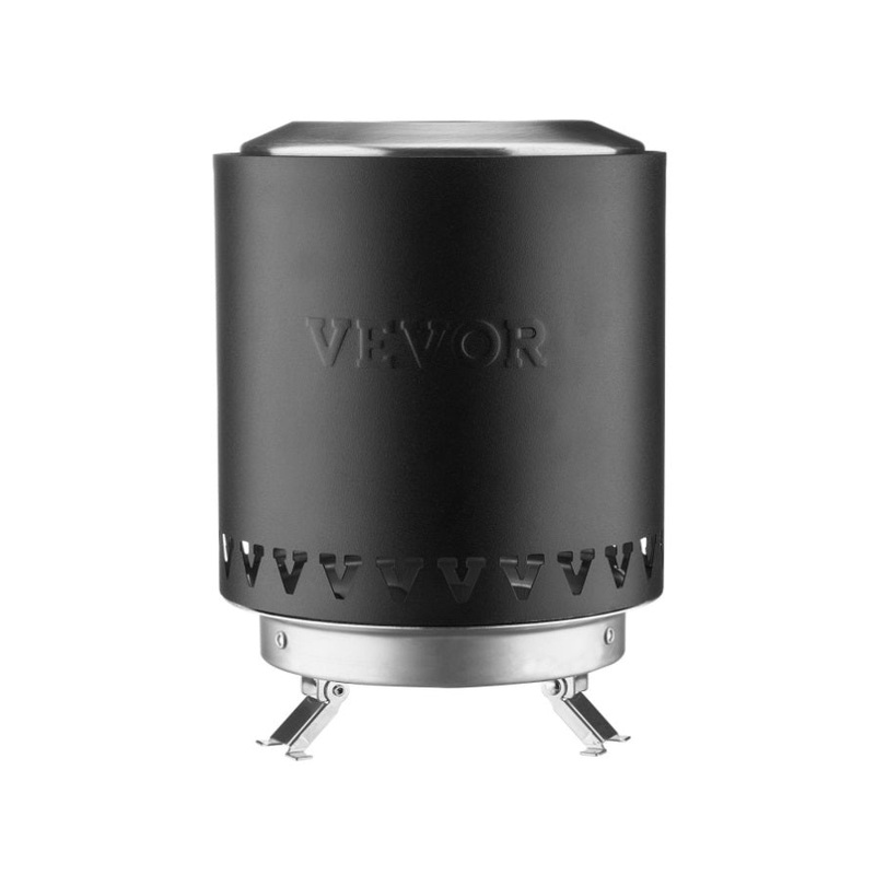 VEVOR Tabletop Fire Pit 6 inch Stainless Steel Fireplace Indoor Outdoor Black V952-ZMSHKJSHSYZTT4FIPV0