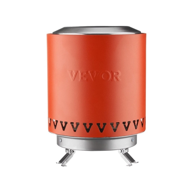 VEVOR Tabletop Fire Pit 6 inch Stainless Steel Fireplace Indoor Outdoor Red V952-ZMSHKJSHSYZT2BC7YV0