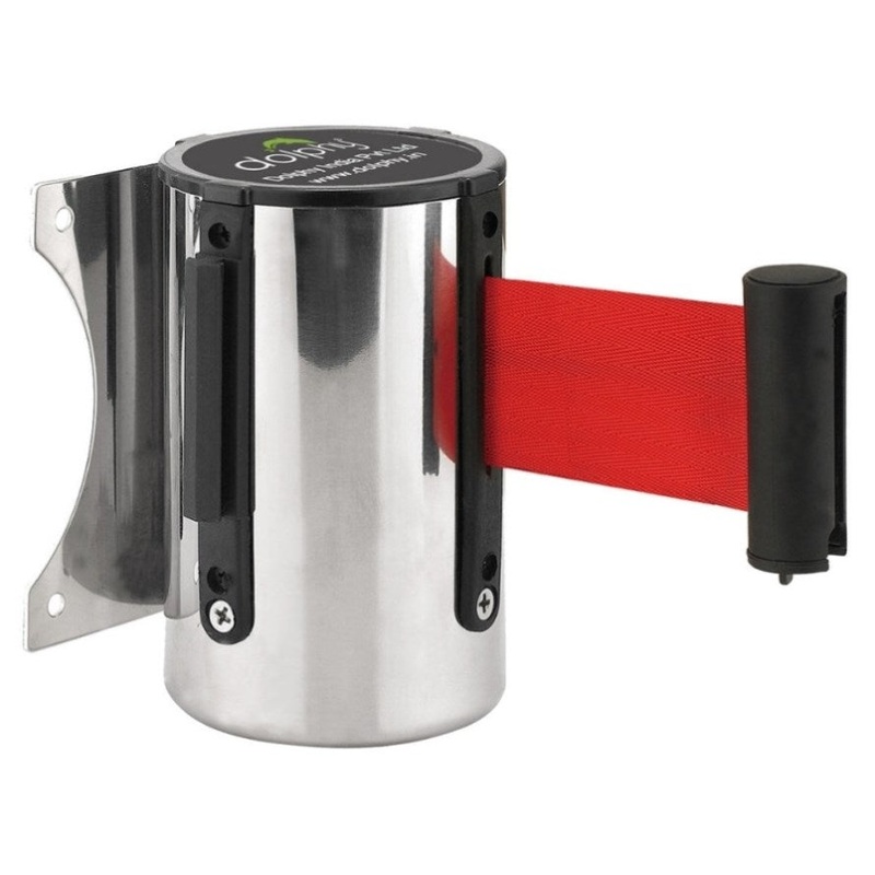 Wall Mounted Retractable Queue Barrier Belt V959-DQMG0005