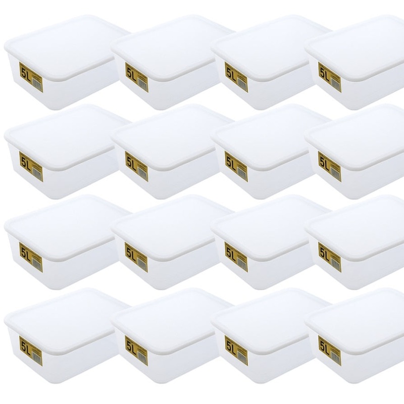 16x 5L Food Storage Containers w/ Lids Bulk Lot – Made in Australia V563-AS6248