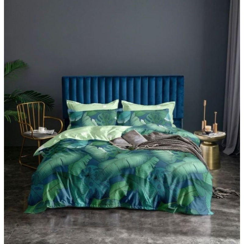 Kalena Leaves Quilt Cover Set – King Size V493-MK-474